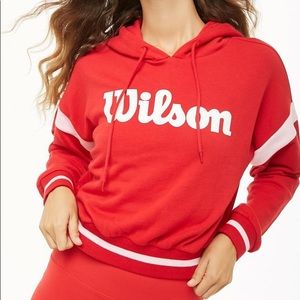 Forever 21 Wilson Hoodie Sweatshirt Pullover Small